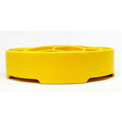 Sodapup Honeycomb Design Ebowl Slow feeder – Yellow