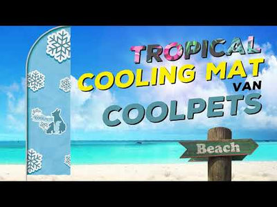 CoolPets Tropical Premium Cooling Mat Flamingo